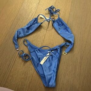 NWT Hard Swimwear Blue bikini